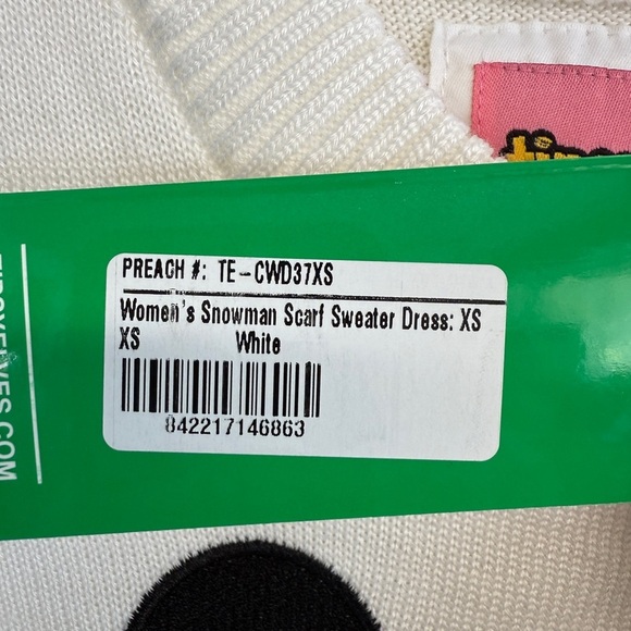 Tipsy Elves Women’s Sweater Dress - Snowman Christmas - Winter - Size XS - Picture 4 of 6